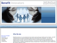 Tablet Screenshot of benefitinnovators.com